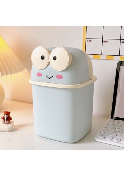 Mavi Renk Kurbağa Kalemlik Masaüstü Düzenleyici 21X14.5X14.8 cm Sert Plastik