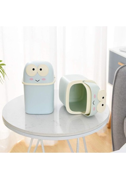 Mavi Renk Kurbağa Kalemlik Masaüstü Düzenleyici 21X14.5X14.8 cm Sert Plastik fırsatları