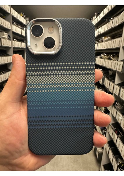 iPhone 13-14-15 Kılıf Kevlar Magsafe Şarj Destekli Kamera Korumalı Karbon Fiber Hassas Tuşlu fiyatları