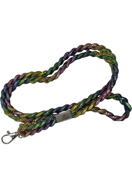 Renkli Taşlı Örgü Telefon Boyun Askısı Tüm Kılıflara Uyumlu modelleri