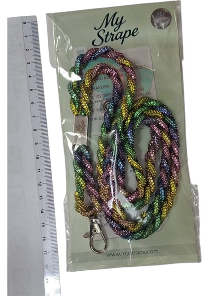 Renkli Taşlı Örgü Telefon Boyun Askısı Tüm Kılıflara Uyumlu fırsatları