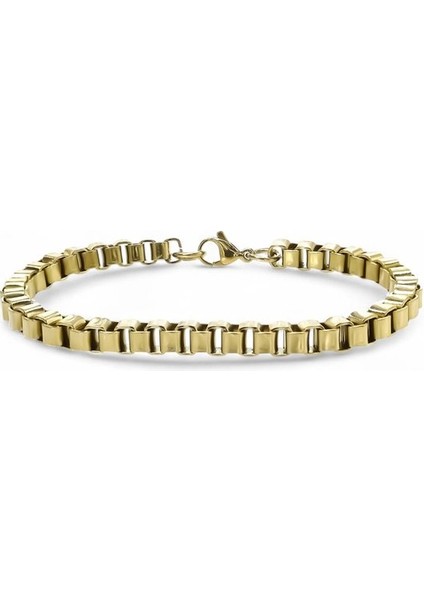 Köşeli Arnavut Zincir Çelik Zincir Bileklik 959CZB1D25