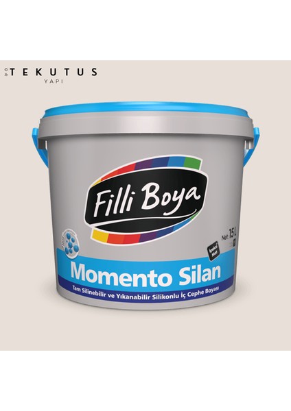 Momento Silan Silikonlu Iç Cephe Boyası 15 L Pamuk Tarlası