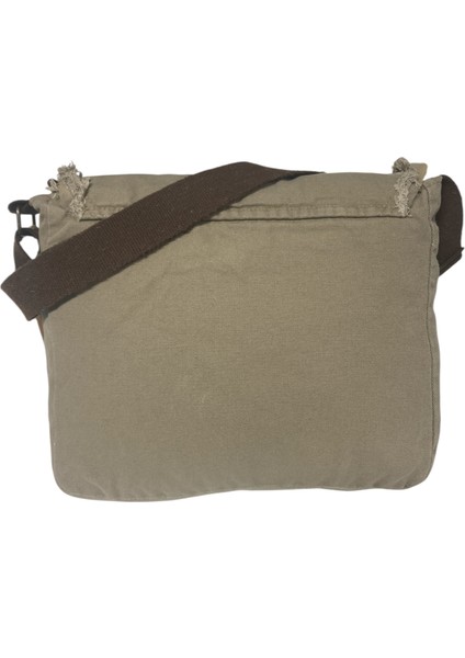 Vintage Salaş Orta Boy Günlük Çapraz Postacı Tablet Çantası M 32 cm x 27 cm