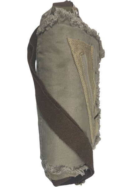 Vintage Salaş Orta Boy Günlük Çapraz Postacı Tablet Çantası M 32 cm x 27 cm