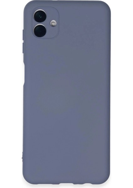 Samsung Galaxy A04E Kılıf Nano Içi Kadife Silikon - Gri (K95)