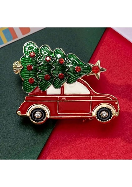 Yılbaşı Kapı Süsü Tasarımlı Yeni Yıl Broşu modelleri