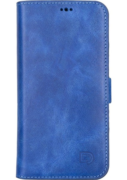 Apple iPhone 13 Pro Uyumlu Deri Cüzdanlı Kılıf Okyanus Mavi fiyatları