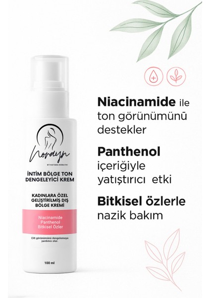 Kadınlara Özel Dış Bölge Ton Eşitleyici Krem – Bitkisel Içerikli Nazik Formül 100 ml