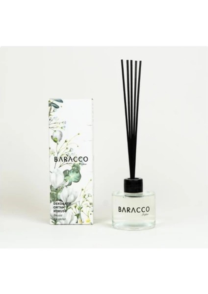 Beyaz Çiçek Aromalı Çubuklu Oda Parfümü – Doğal Ferahlık ve Zarafet (100 Ml)