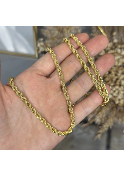 22 Ayar 4 mm Burgu Kolye (80 Cm) fiyatları