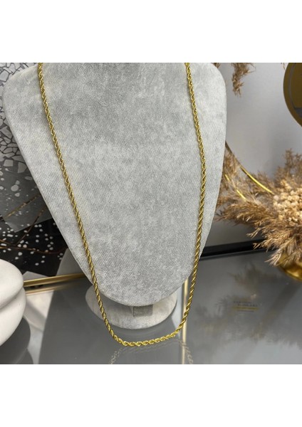 22 Ayar 4 mm Burgu Kolye (80 Cm) modelleri