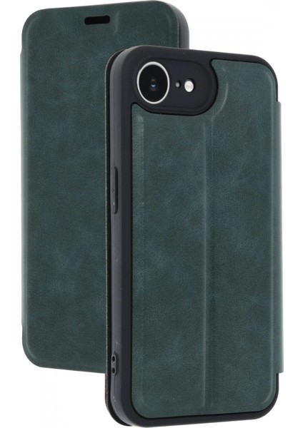 iPhone 16E Kılıf Flip Cover - Koyu Yeşil modelleri
