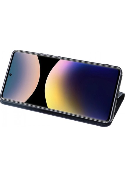 Xiaomi Redmi Note 14 Pro 4g Kılıf Trend S Plus Kapaklı Kılıf - Lacivert