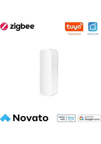 Zigbee Sıcaklık ve Nem Sensörü (Tuya, Smart Life, ZIGBEE2MQTT Uyumlu )