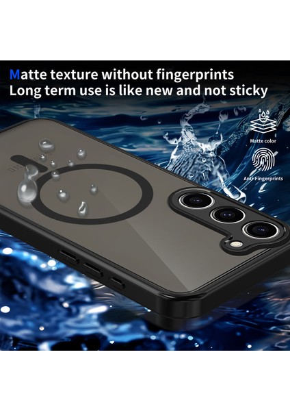Samsung Galaxy S23 Plus Kılıf, Manyetik Yarı Saydam Mat Darbeye Dayanıklı ve Parmak Izi Önleyici Koruyucu Kılıf-Siyah (Yurt Dışından) modelleri