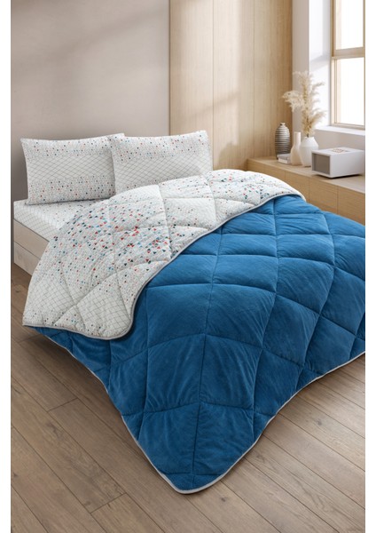 Evoria Çift Kişilik Wellsoft Yorgan Uyku Seti Lastikli Çarşaf+Yastık Kılıflı Çift Kişilik Uyku Seti fiyatları