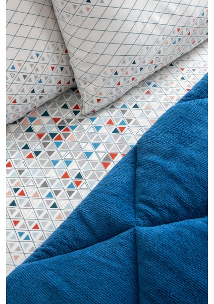 Evoria Çift Kişilik Wellsoft Yorgan Uyku Seti Lastikli Çarşaf+Yastık Kılıflı Çift Kişilik Uyku Seti fırsatları