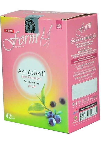 Acı Çehrili Zerafet Form Çayı 42 Süzen Poşet fiyatları