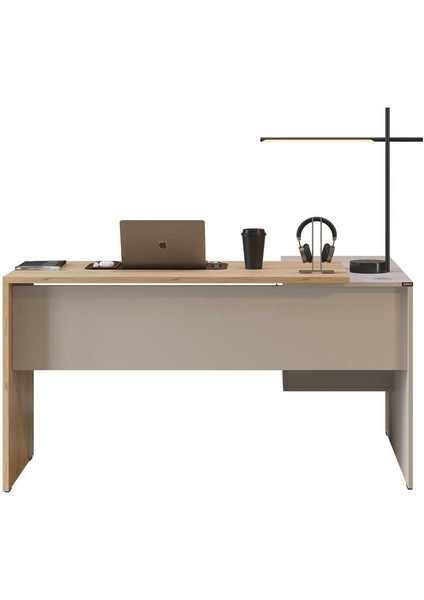 Madrid 3 Çekmeceli L Çalışma Masası - Florida Meşe/vizon 140X75X107 cm indirimleri