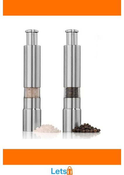 Paslanmaz Çelik Tek Elle Kullanım Kolay Otomatik Baharat Öğütücü modelleri
