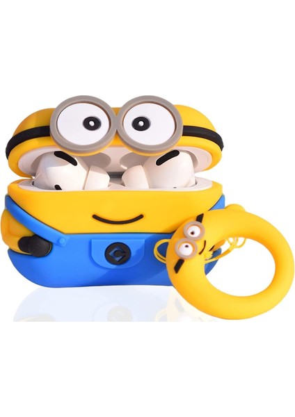 Airpods Pro 3. Nesil Uyumlu Sevimli Minyon Figürlü Darbe Önleyici Kulaklık Koruma Kılıfı fiyatları