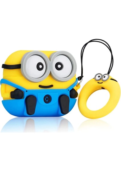 Airpods Pro 3. Nesil Uyumlu Sevimli Minyon Figürlü Darbe Önleyici Kulaklık Koruma Kılıfı indirimleri