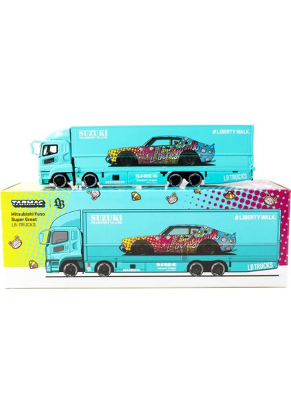 Tarmac Works 1/64 Mitsubishi Fuso Super Great Lb-Trucks fiyatları