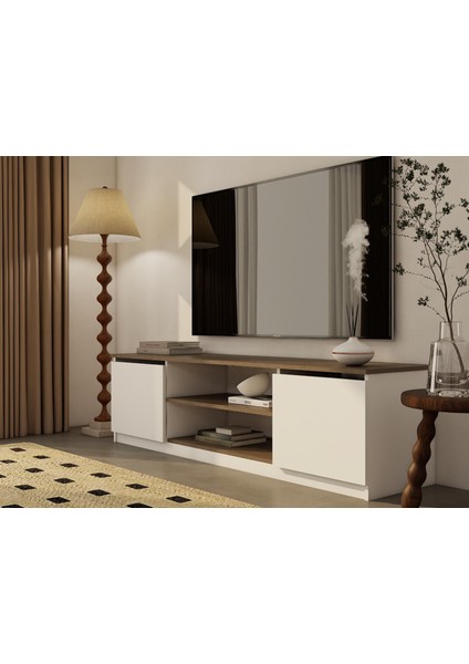 Bade Tv Ünitesi Anrasit Meşe Renk fiyatları