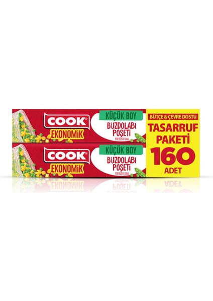 Eko Buzdolabı Poşeti Küçük Boy 160'LI 2 Adet