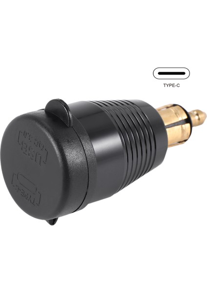 Motosiklet Dın Fişi Su Geçirmez Şarj Cihazı Qc3. 0 USB Şarj Aleti ve Tip C 30W Güç Teslimat Adaptör Soketi (Yurt Dışından) fiyatları