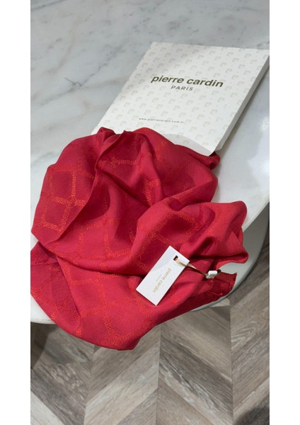 Monogram Şal Kırmızı