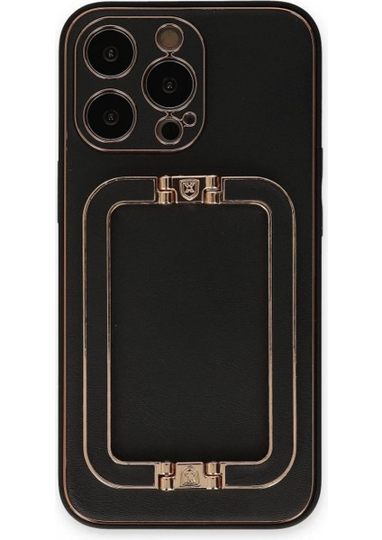 iPhone 13 Pro Max Kılıf Coco Elit Kapak - Siyah (K95)