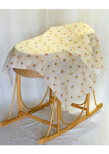 2 Kat Müslin Bebek Örtü & Battaniye %100 Pamuk Gots Sertifikalı 120X120 cm