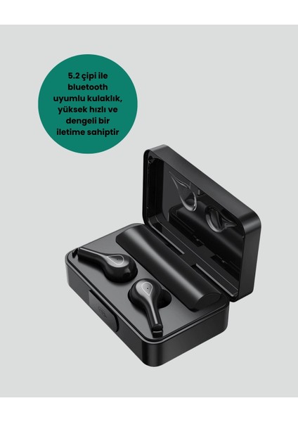 Ayna Tasarımlı Şarj Kutulu Bluetooth 5.1 Kulaklık modelleri