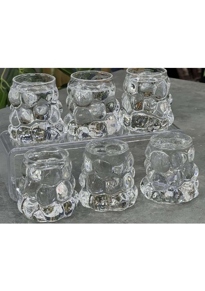 Lavin 6’lı Üzüm Desenli Kahve Yanı Cam Bardak Seti 75 ml – Şık Sunum Bardakları LVN41959 indirimleri