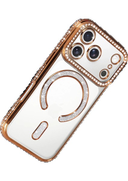 CPT16 Apple iPhone 17 Pro Joke Simli Magneticsafe Kılıf - Turuncu modelleri