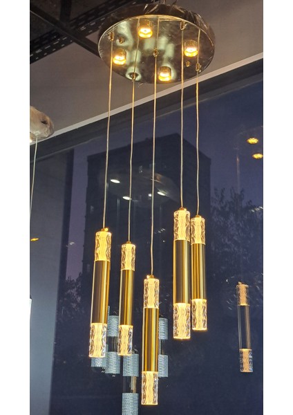 Üç Renk Kumandalı LED Sarkıt Avize fiyatları