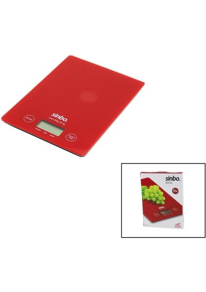 Dijital Mutfak Terazisi Mutfak Tartısı Hassas Terazi 5 kg Kapasiteli Kırmızı fiyatları