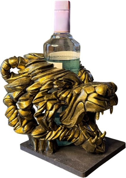 Ayı Figürlü Şaraplık - El Işçiliği ile Boyanmış fiyatları