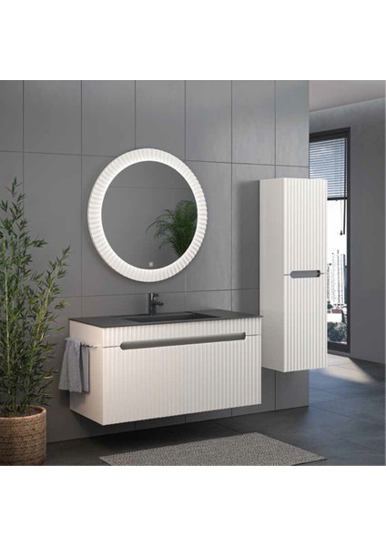 Zara Banyo Dolabı 100 cm (Boy Dolabı Dahil Değildir.)