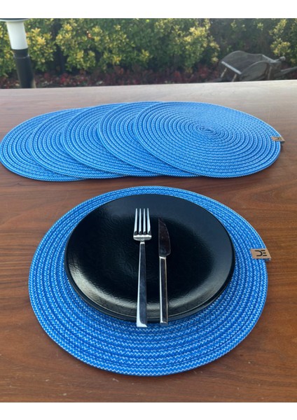 Tekstil 6’lı Yuvarlak Supla Takımı – Kolay Temizlenebilir, Modern Sofralar Için