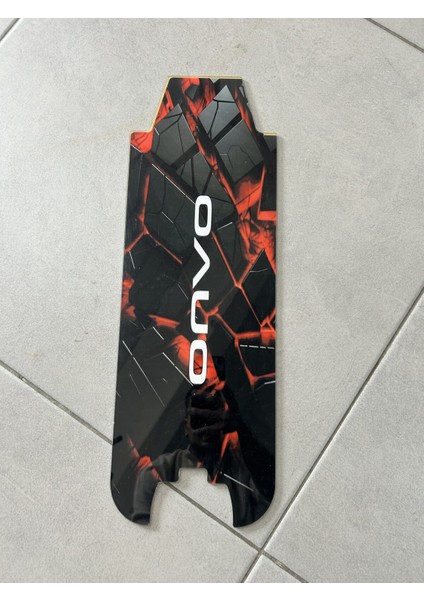 Onvo Rx5 Scooter Plexi Tabanlık Yapışkanlı Deck 3mm Volkanik Patlama modelleri