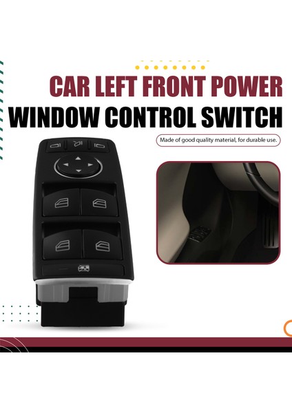 Tesla Model Xs 2012-2021 Lhd Için Sol Ön Elektrikli Cam Kontrol Anahtarı Cam Kaldırma Düğmesi 100358900B (Yurt Dışından) fırsatları