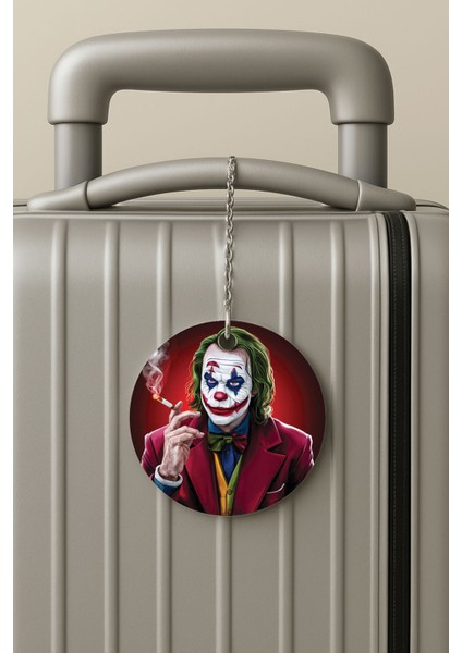 Pleksi Zincirli Bavul Etiketi Seyahat Tatil Için Tasarım Valiz Etiketi Jokersmoke