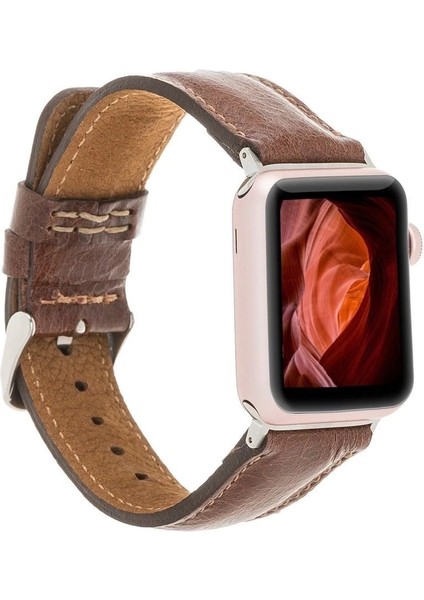Apple Watch Uyumlu Deri Kordon 42-44-45MM Vs5