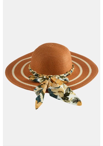 Fiyong Zincir Örgülü Hasır Şapka