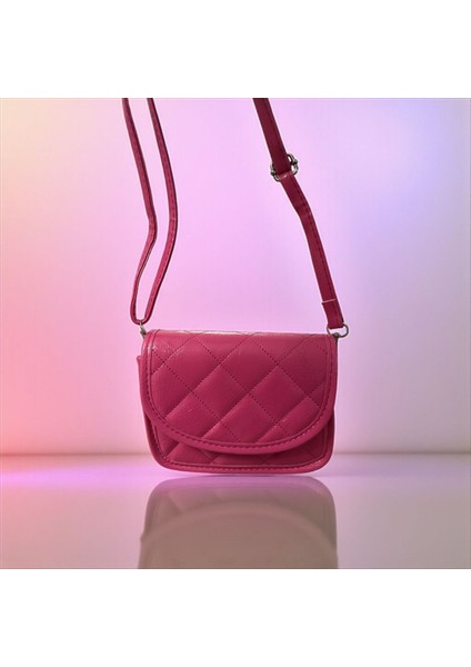 Baklava Desenli Mini Kadın Omuz Çanta