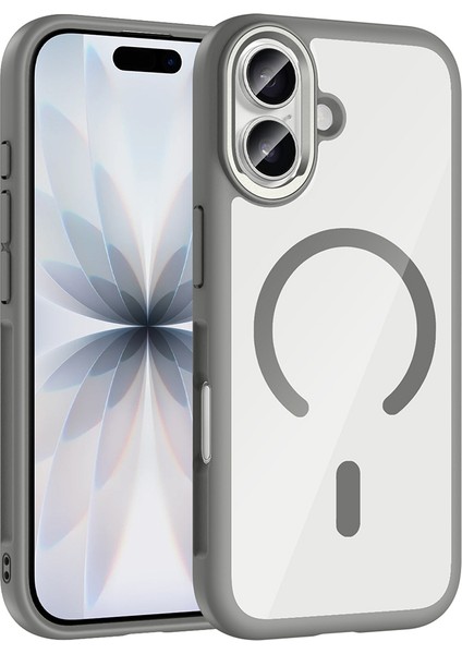 Apple Iphone 17 Kılıf Renkli Silikon Kenarlı Magsafeli Tiko Kapak