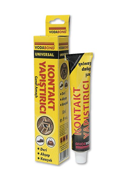 3 Adet Vodabond Kontakt Yapıştırıcı Tüp 50ML